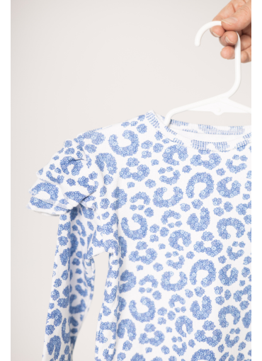 Play Set / Blue Flower Leopard