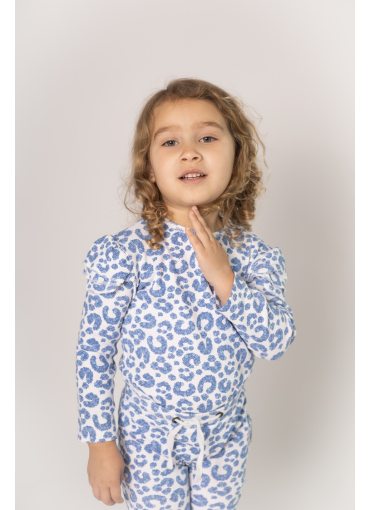 Play Set / Blue Flower Leopard